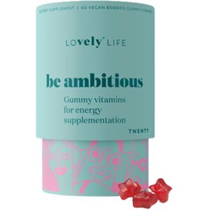 Vely Be Ambitious – caramelle vegane per sistema immunitario e energia, 60 caramelle gommose