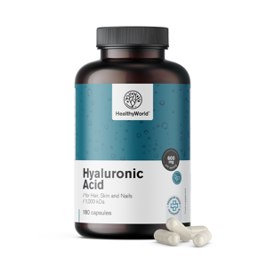 HealthyWorld Acido ialuronico 600 mg, 180 capsule
