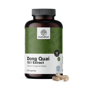 HealthyWorld Angelica cinese - Dong quai 530 mg, 120 capsule