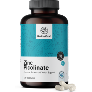 HealthyWorld Zinco picolinato 50 mg, 120 capsule