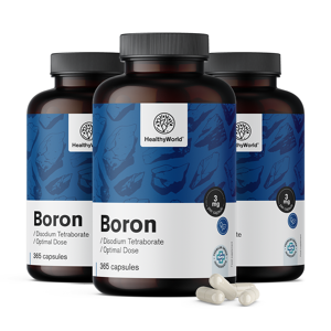 HealthyWorld 3x Boro 3 mg, totale 1095 capsule