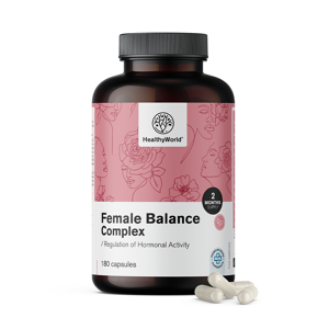 HealthyWorld Female Balance – complesso per donne, 180 capsule