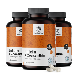 HealthyWorld 3x Luteina + zeaxantina, totale 360 capsule