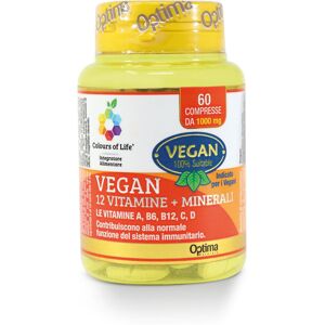 OPTIMA Vegan 12 Vitamine + Minerali 60 Compresse