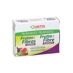 CABASSI & GIURIATI Ortis - Frutta & Fibre Classico 24 Tavolette Masticabili