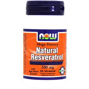 NOW FOODS High Potency Natural Resveratrol 60 Capsule