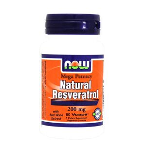 Now Foods High Potency Natural Resveratrol 60 Capsule