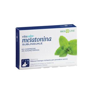 BIOS LINE Vitacalm - Melatonina Sublinguale 60 Compresse
