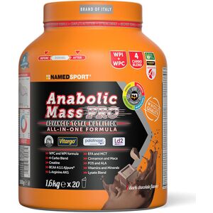 NAMED SPORT Anabolic Mass Pro 1600 Grammi Cioccolato Fondente