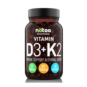 Natoo Essentials - Vitamin D3+k2 60 Softgels
