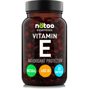 Vitamina E 268mg (400ui) Softgel 60 Perle. Integratore Naturale (d-alfa-tocofero