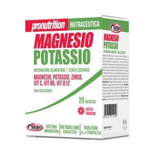 PRONUTRITION Magnesio E Potassio Arancia 20 Bustine Da 5,6 G