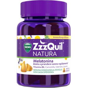 Zzzquil Natura Melatonina Integratore Per Dormire, Mango E Banana 30 Gommose