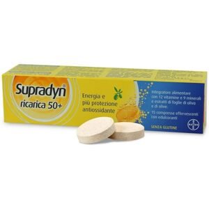 Supradyn Ricarica 50+ Integratore Di Vitamine E Sali Minerali 15 Compresse Effervescenti