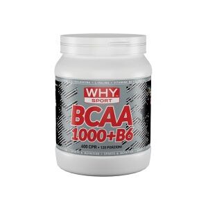 WHY SPORT BCAA 1000 + B6 600 compresse