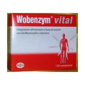 NAMED INTEGRATORI WOBENZYM VITAL 120 compresse Bromelina Papaina Tripsina e Chimotripsina. Antinfiammatorio ad azione antiedemigena