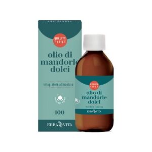 Erbavita Olio di Mandorle Dolci Flacone da 100 ml