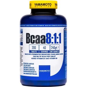 YAMAMOTO NUTRITION Bcaa 8:1:1 200 compresse 