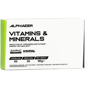 ALPHAZER Vitamins & Minerals 60 capsule 