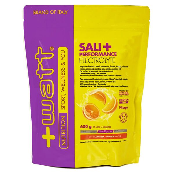 +watt sali + performance electrolyte 600 gr arancia