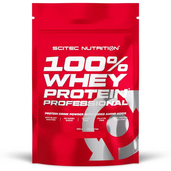 scitec 100% whey professional busta 500 gr cioccolato-nocciola