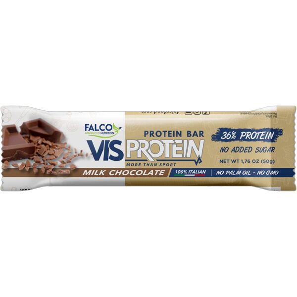 falco vis protein bar cioccolato al latte 50 gr