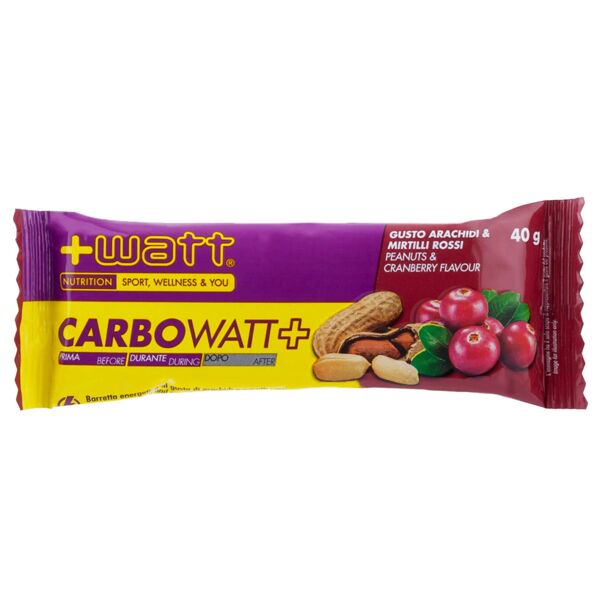 +watt carbowatt+ 40 gr arachidi e mirtilli rossi