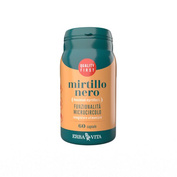 erba vita mirtillo bacche 60 capsule 400mg erbavita