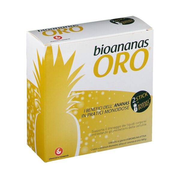 chemist's research srl bioananas oro 30 stick monodose