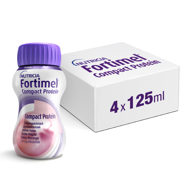 danone nutricia fortimel compact protein fragola 4x125ml