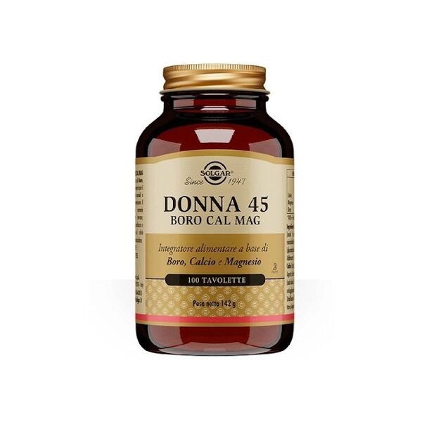 solgar it. multinutrient spa donna 45 boro-cal-mag 100 tavolette