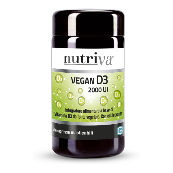 giuriati group srl nutriva vegan d3 60 compresse 2000ui