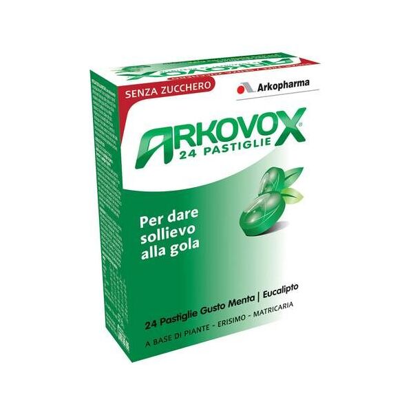 arkofarm srl arkovox 24 pastiglie menta eucalipto senza zucchero