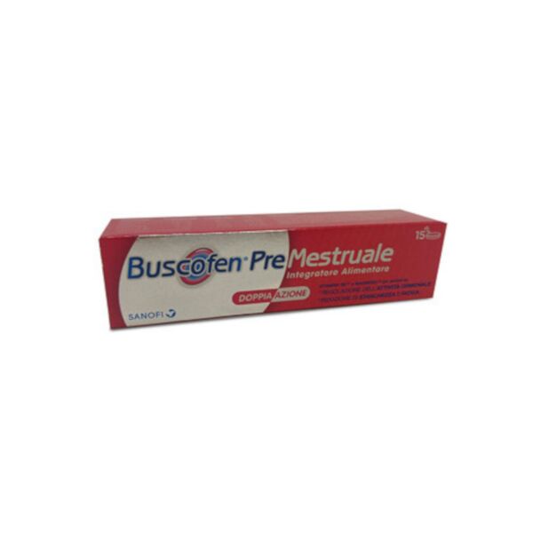 opella healthcare buscofen premestruale integratore alimentare - a base di magnesio, vitamina b6, vitamina e e calcio, per i giorni prima del ciclo 15 compresse effervescenti