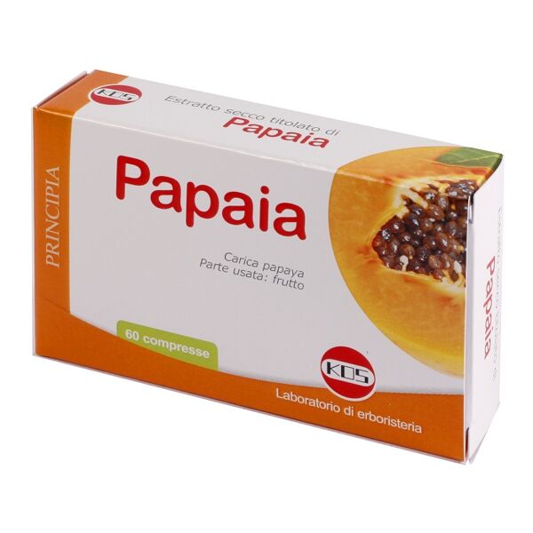 kos srl papaia estr sec 60cpr 24g kos