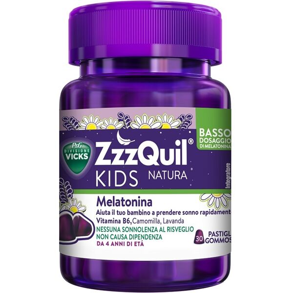 procter & gamble srl vicks zzzquil kids natura 30 pastiglie gommose