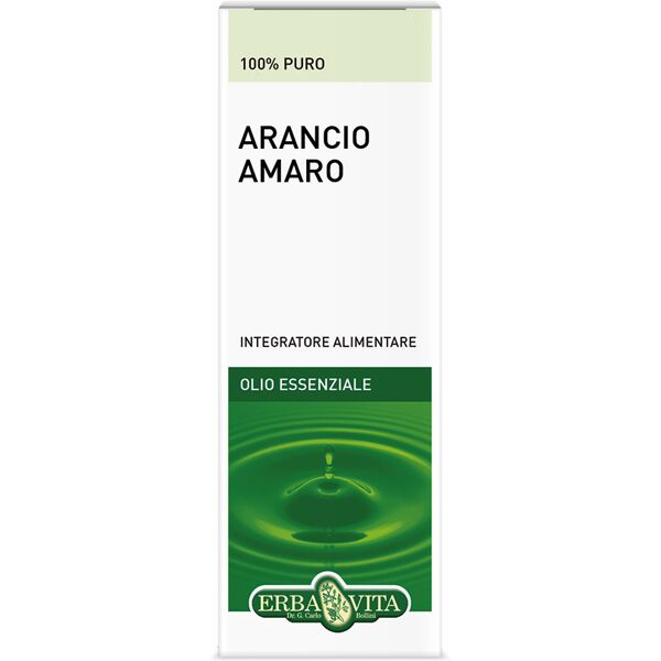 erba vita olio essenziale arancio amaro 10ml erbavita