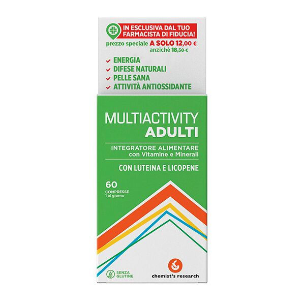 chemist s research srl multiactivity adulti 60 cpr