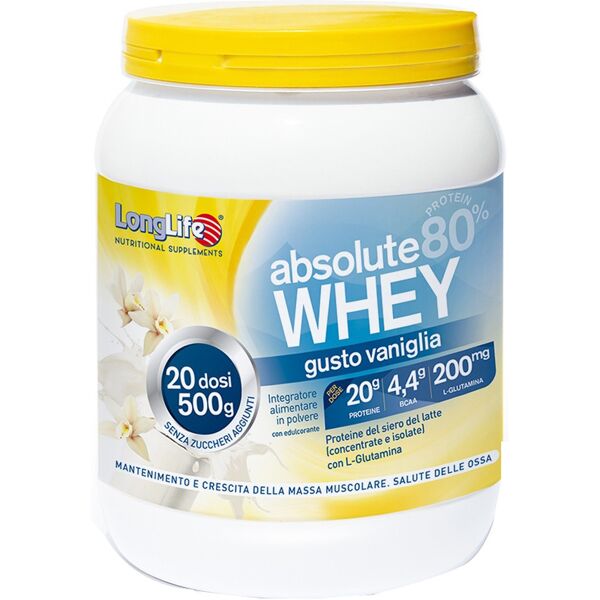 longlife absolut whey vaniglia 500