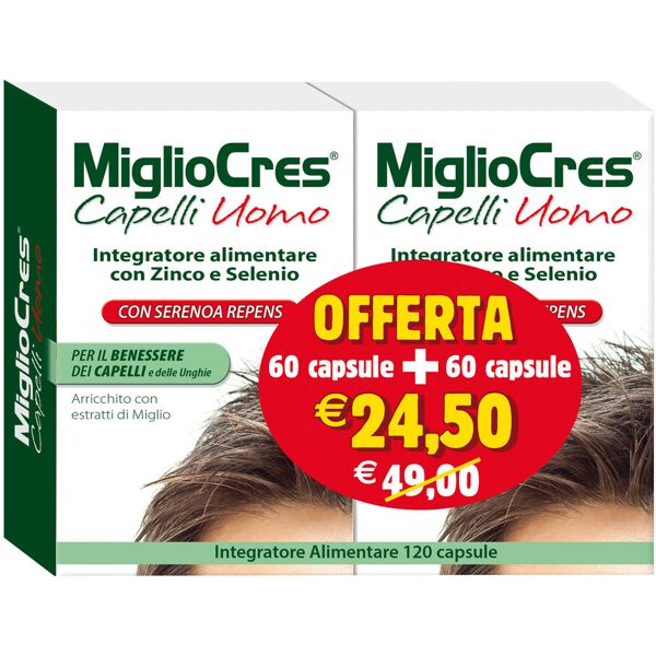 f&f migliocres capelli uomo 60 + 60 capsule