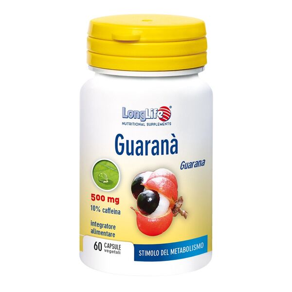 longlife guarana 60 capsule vegetali