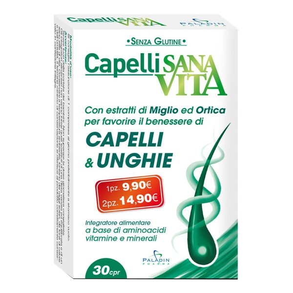 paladin pharma spa sanavita capelli 30 cpr