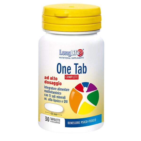 long life longlife one tab complete integratore 30 tavolette