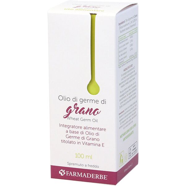 farmaderbe olio alimentare germe di grano integratore 100 ml