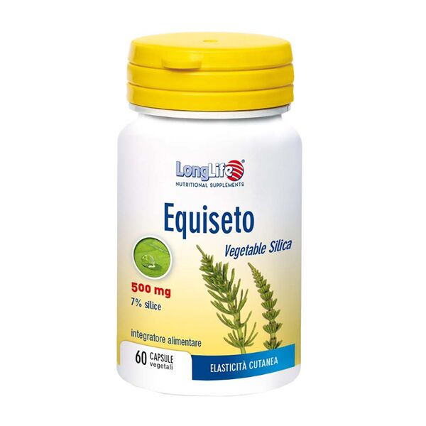 long life longlife equiseto 2,5% in silice integratore 60 capsule