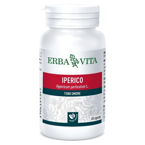 erba vita iperico integratore tono dell'umore 60 capsule 400 mg