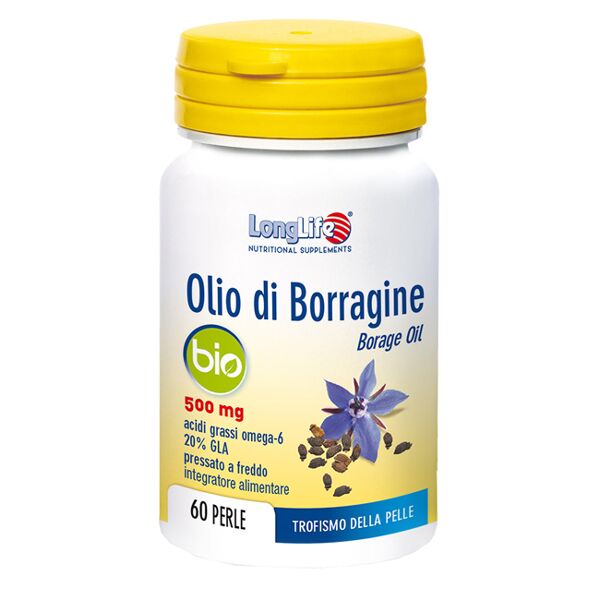 long life longlife olio borrag bio 60 perle