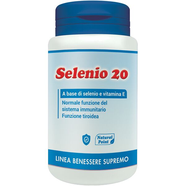 natural point selenio 20 integratore 60 capsule