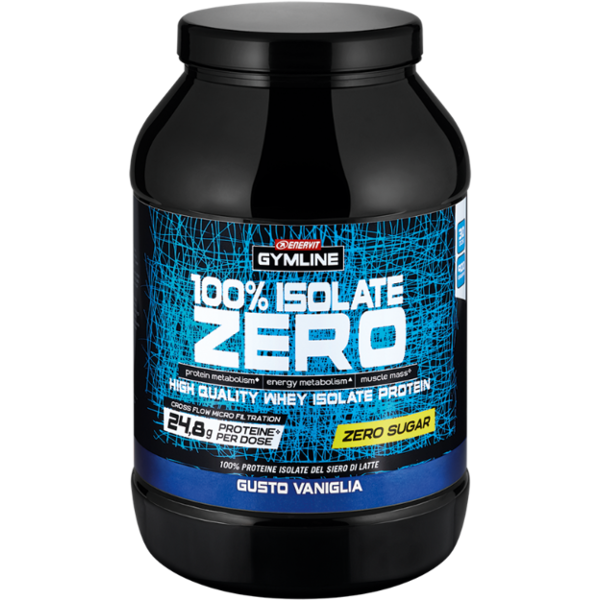 enervit gymline 100% whey iso zero vaniglia 900 g