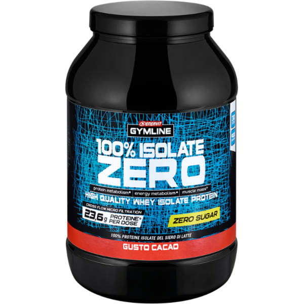 enervit gymline 100% whey iso zero cacao 900 g